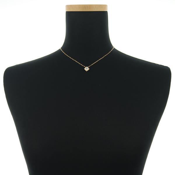 スタージュエリーk18WGダイヤネックレス STAR JEWELRY スタージュエリー ネックレス ムーンストーン