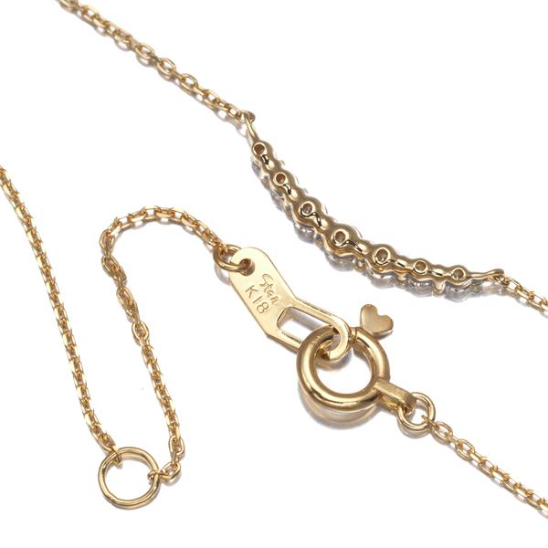 STARJEWELRY スタージュエリーK18 0.14ctダイヤペンダント
