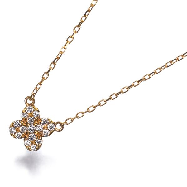 アーカー AHKAH ペタルパヴェ ネックレス 18k ダイヤ ペタルパヴェ ネックレス | AHKAH / アーカー | 【公式
