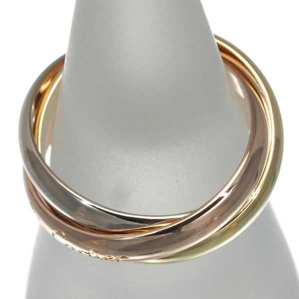 Cartier/カルティエ K18 トリニティリング スリーカラー クラシック