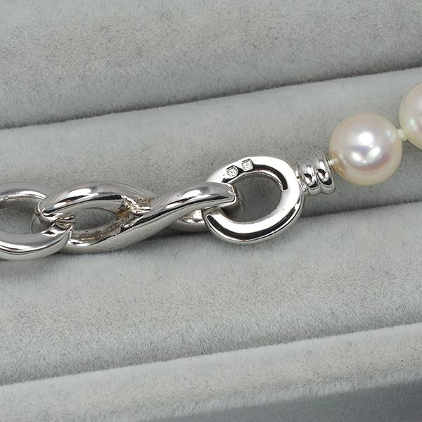 希少✨テリ最強　ミキモト ゴールデンパール ネックレス シルバー　真珠 MIKIMOTO（ミキモト） 希少！ミキモト ネックレス ゴールデンパール