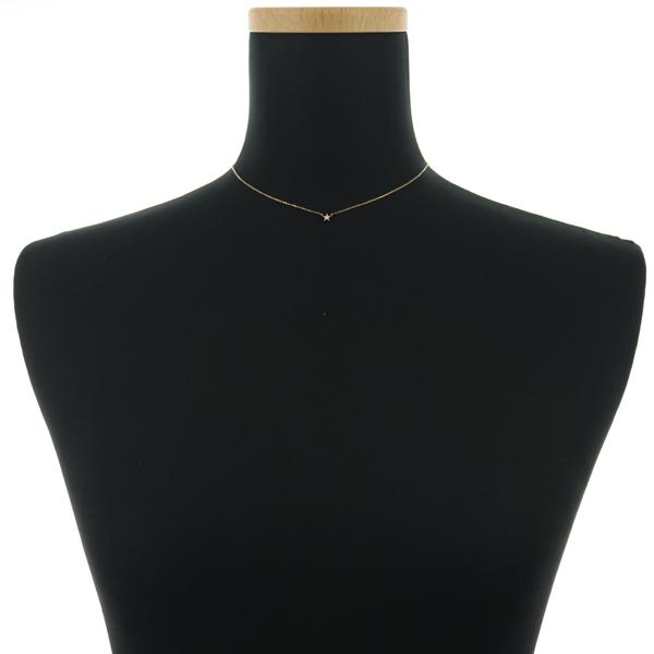 スタージュエリーエレファントネックレス0.05カラットダイヤK18WG スタージュエリーエレファントネックレス0.05カラットダイヤK18WG