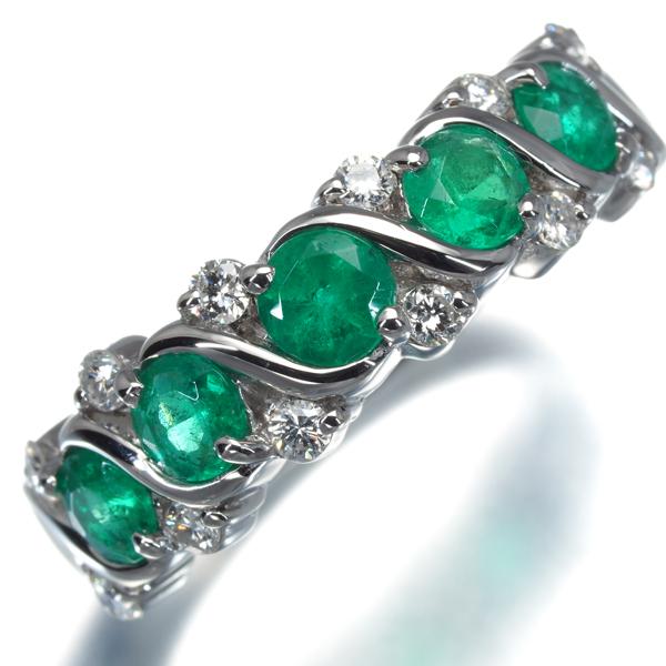 エメラルド　PT900 リング　　#8 Pt900 エメラルド リング | | JEWELRY VALLEY｜ジュエリーバレー