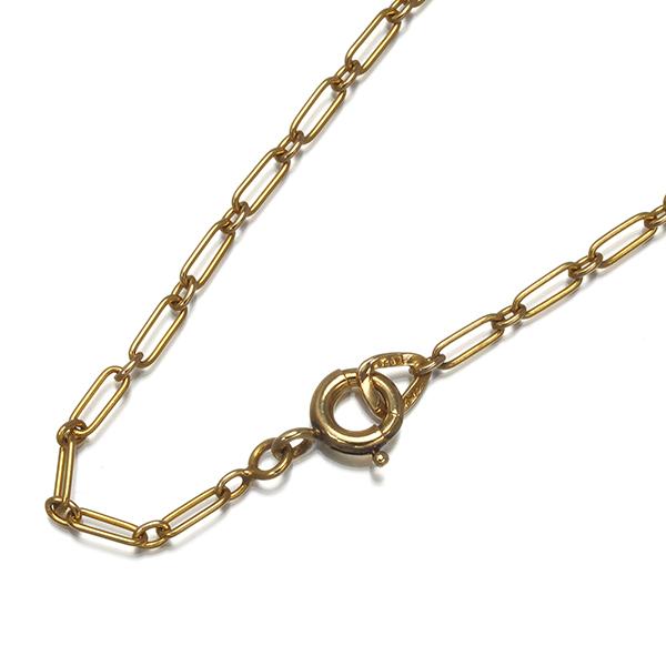 cartier カルティエ　ペンダント925チェーン付き　アクセサリー Cartier カルティエ チェーンネックレス リンク 46cm K18YG BLJ