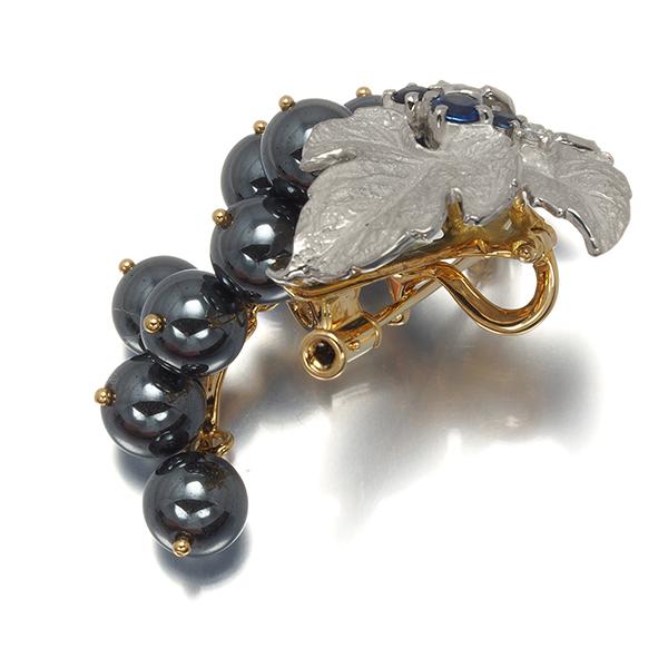 アズタイム AsTime 石川暢子 ブローチ兼ペンダントトップ ヘマタイト  