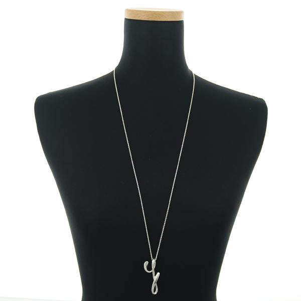 ティファニー ネックレス　アルファベット イニシャル Y　シルバー 925 ティファニーアルファベット「y」イニシャル「Y」ネックレス925