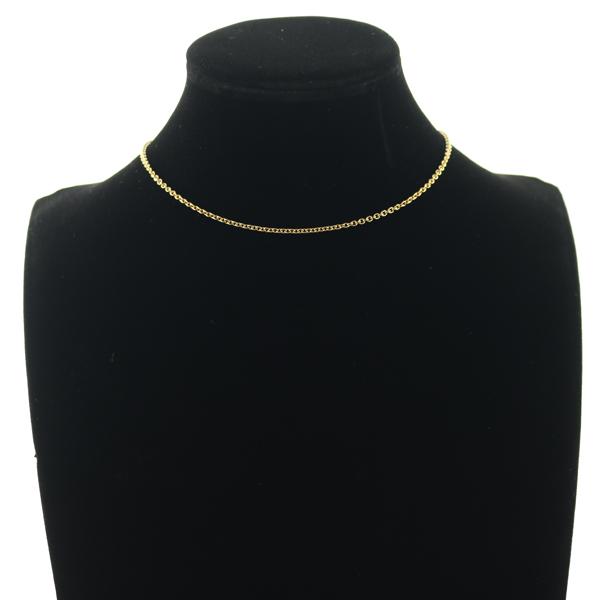 カルティエ　チェーンネックレス　18k 48cm カルティエ チェーンネックレス 18k 48cm