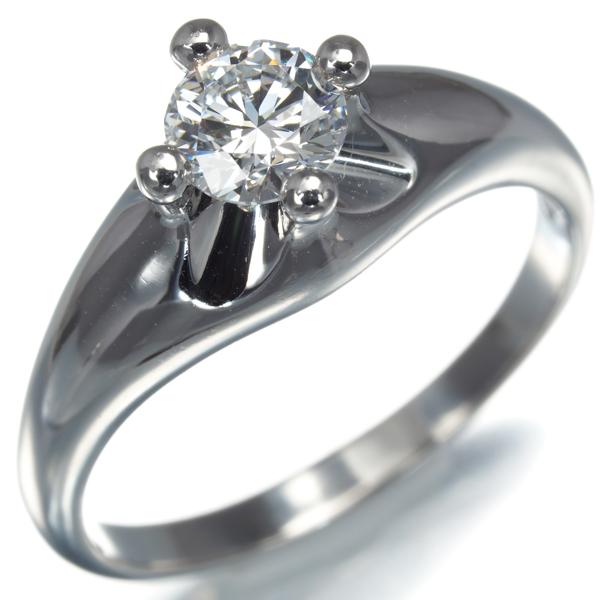 BVLGARI ブルガリ リング ダイヤ ダイヤモンド 0.5ct程 コロナ 一粒 12