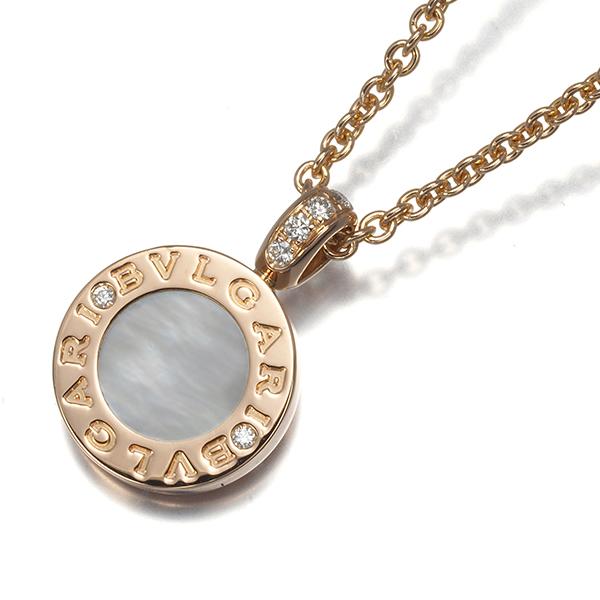 りりり　未使用　BVLGARI ブルガリ・ブルガリ　ダイヤモンドネックレス BVLGARI ブルガリ ネックレス ダイヤ ダイヤモンド カーネリアン