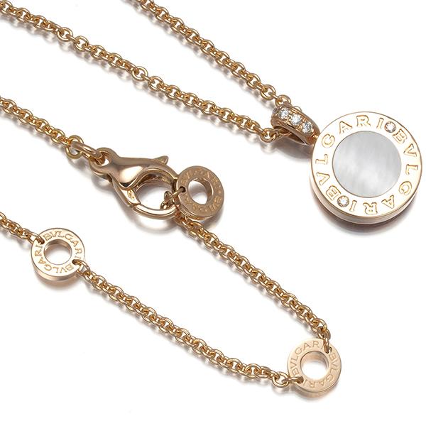 BVLGARI ブルガリ ネックレス ダイヤ ダイヤモンド カーネリアン