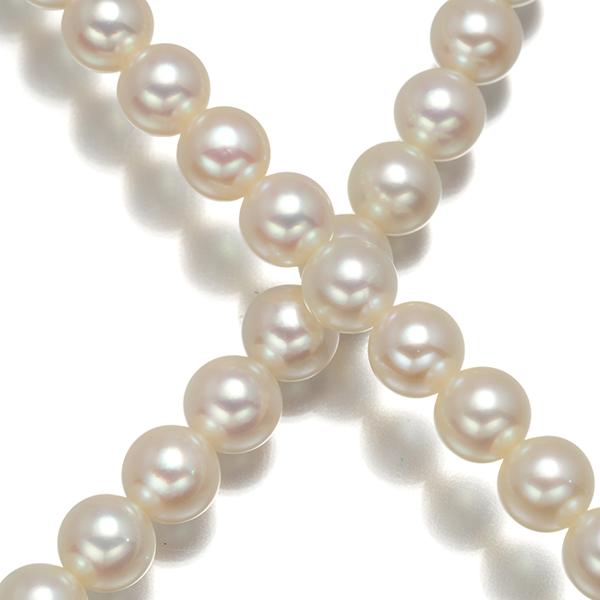 ミキモト アコヤ真珠 パール ネックレス 5.5mm-6.0mm SILVER MIKIMOTO ミキモト ネックレス パール 真珠 5.5-6.0mm シルバー