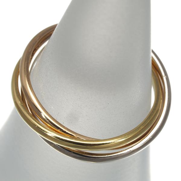 Cartier カルティエ トリニティリング スリーカラー XS 48号 K18YG/WG  