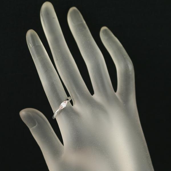 TIFFANY&Co.（ティファニー） リング ピンク＆クリア ダイヤ