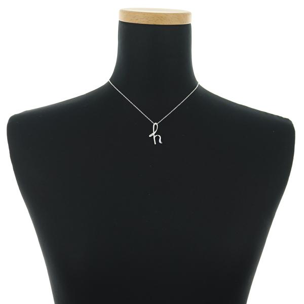 極美品 オールドティファニー レター イニシャル H ネックレス