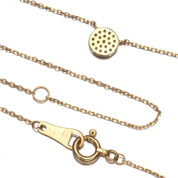 agete アガット ネックレス ダイヤ ダイヤモンド 0.04ct