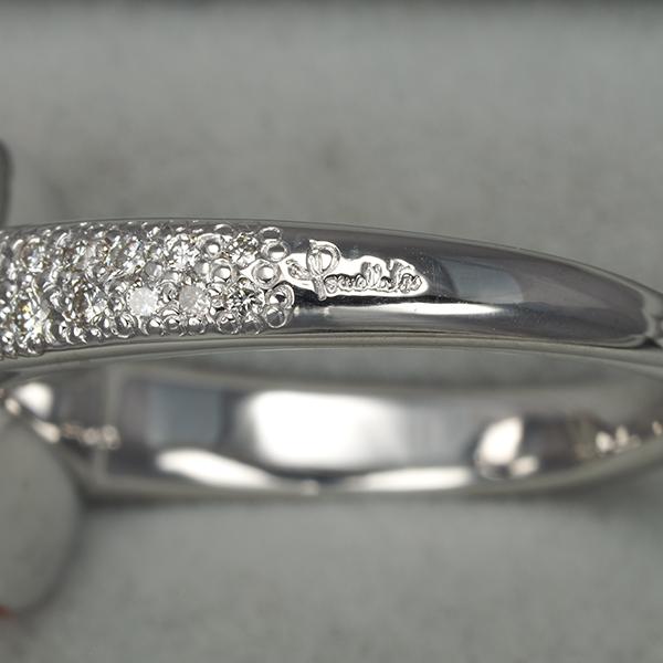 ポメラート リング 珊瑚 サンゴ ダイヤ ダイヤモンド カプリ 14号  