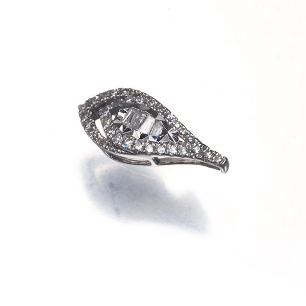 ダイヤ 0.15ct 2種カット ペンダントトップ Pt950 GENJ