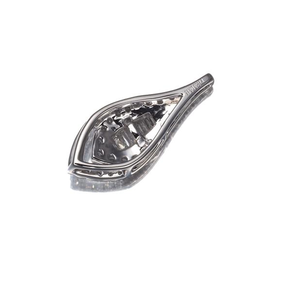 PT950 ダイヤモンドペンダントヘッド0.15ct ダイヤ 0.15ct 2種カット ペンダントトップ Pt950 GENJ