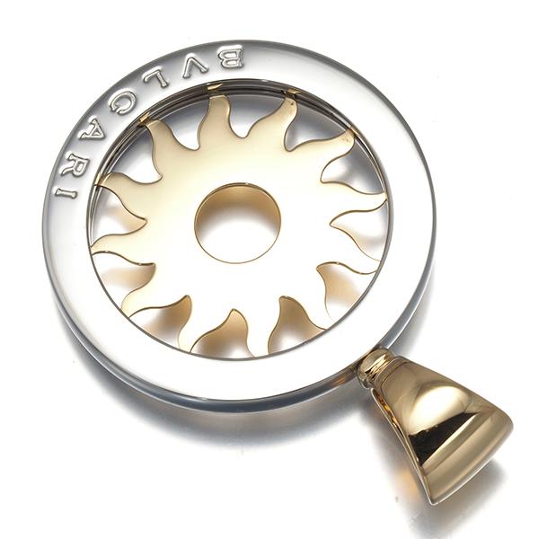 ブルガリ トンドスノー　BVLGARI K18YG ペンダントトップ BVLGARI】ブルガリ『K18YG/SS トンド スノー ペンダントトップ