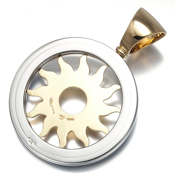 BVLGARI ブルガリ ペンダントトップ トンドサン K18YG/SS BLJ