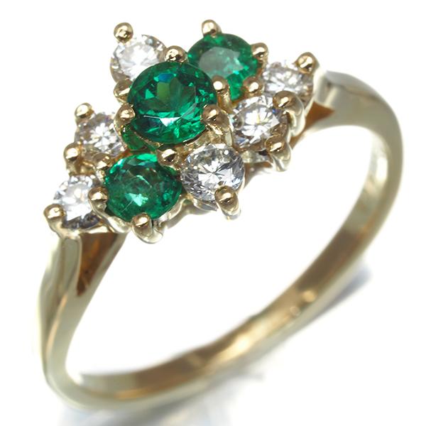 TIFFANY&Co.（ティファニー） レア品 リング エメラルド ダイヤ