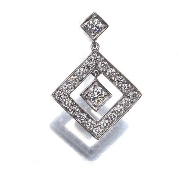TIFFANY&Co.（ティファニー） ピアス ダイヤ ダイヤモンド スクエア