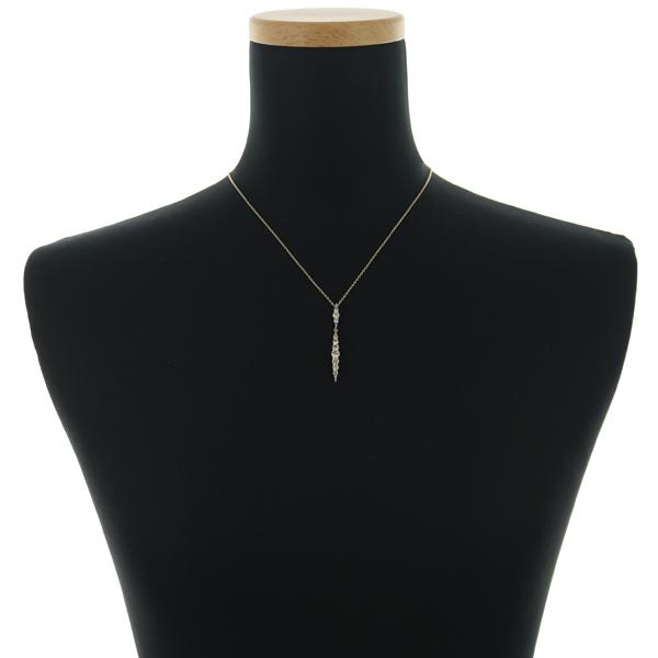 カシケイ ネックレス ダイヤ ダイヤモンド 1.00ct ネイキッド K18BG