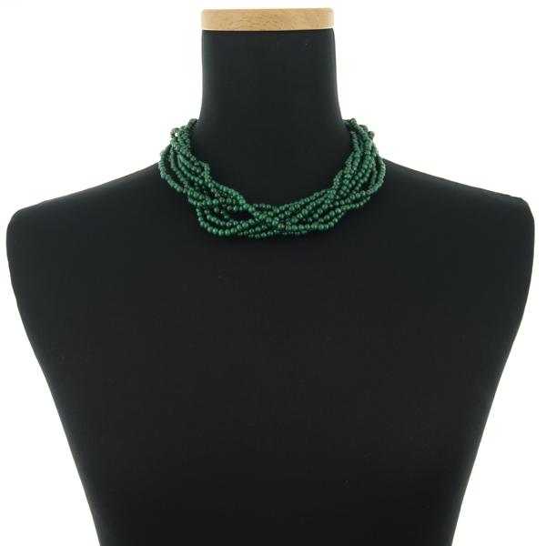 TIFFANY&Co.（ティファニー） ネックレス マラカイト 8連 シルバー 925