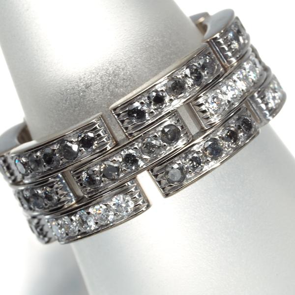 Cartier（カルティエ） リング ブラック＆クリア ダイヤ ダイヤモンド