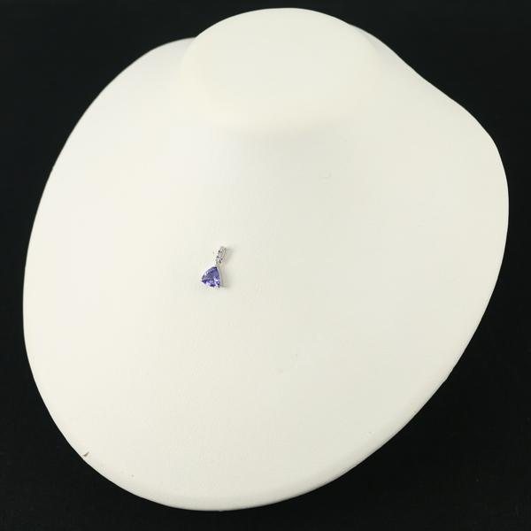 タンザナイト 1.26ct ダイヤ ダイヤモンド 0.05ct ペンダントトップ  
