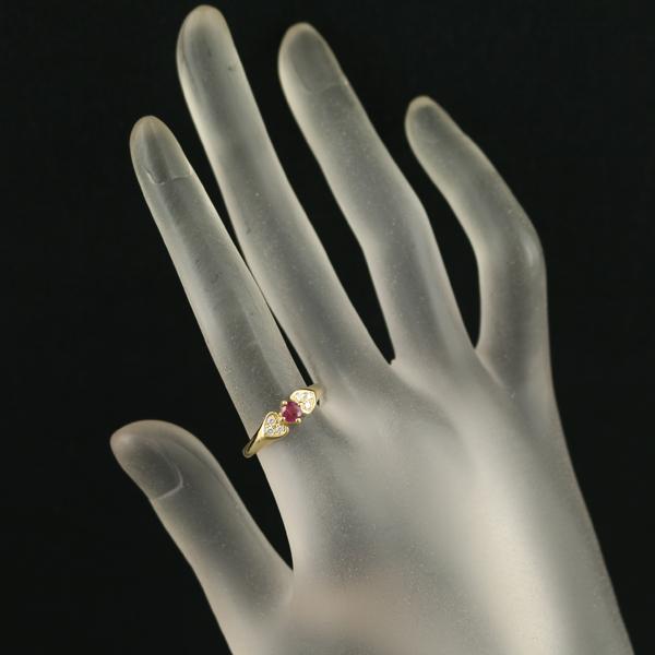 MIKIMOTO ミキモト リング ルビー 0.27ct ダイヤ ダイヤモンド