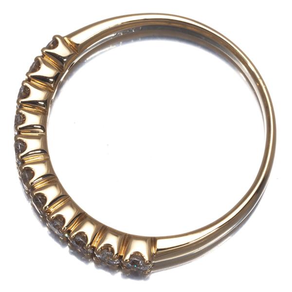 ヴァンドーム リング ダイヤ ダイヤモンド 0.37ct ハーフエタニティ 9  