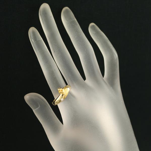 カレライカレラ リング ダイヤ ダイヤモンド 肖像 16号 K18YG 指輪 BLJ  