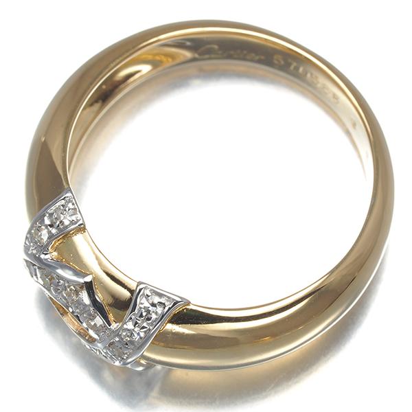 Cartier カルティエ リング ダイヤ ダイヤモンド 2C 54号 K18YG/WG  