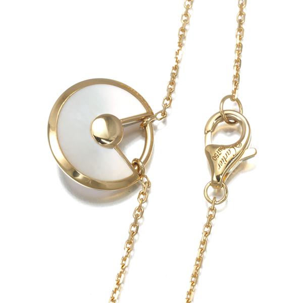 カルティエ ネックレス シェル ダイヤ ダイヤモンド アミュレット XS  