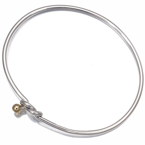 ティファニー フック＆アイ バングル ブレスレット K18×925 シルバー 楽天市場】ティファニー TIFFANY&Co. バングル ブレスレット フック