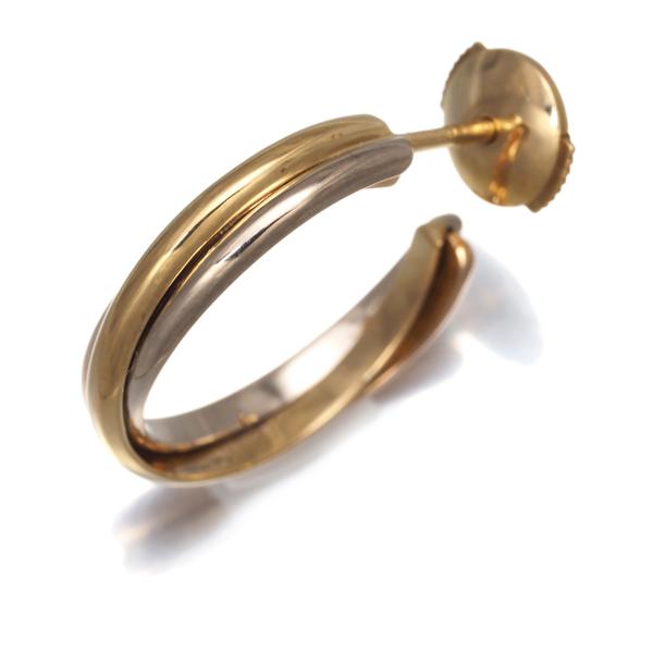 Cartier（カルティエ） トリニティピアス スリーカラー 片耳 K18YG/WG 