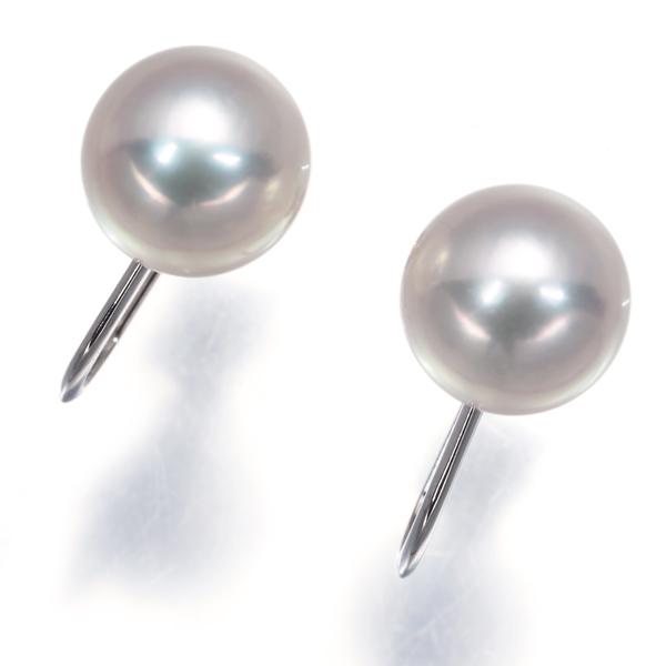 MIKIMOTO ミキモト イヤリング パール 真珠 8.0mm 一粒 K18WG
