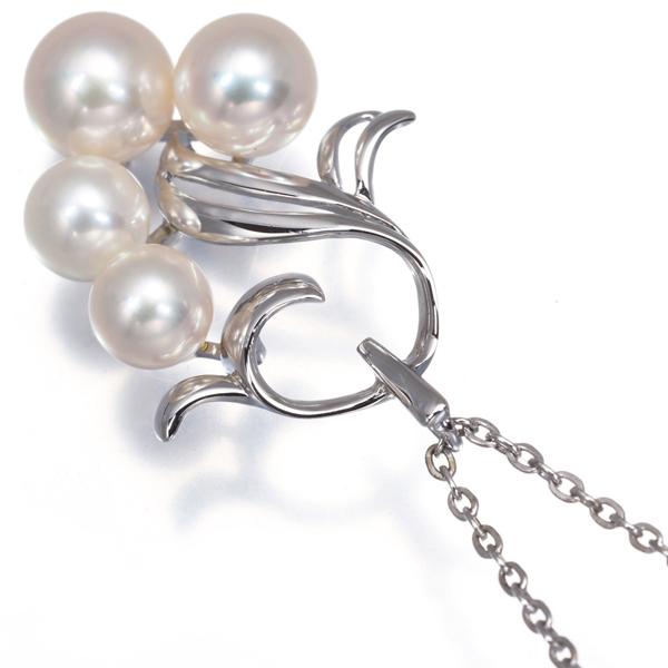 MIKIMOTO ミキモト ネックレス パール 真珠 5.5-7.0 フラワー