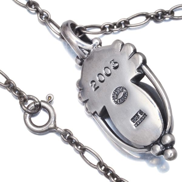  　2003　ローズクォーツ　ヘリテージ　ネックレス Georg Jensen ジョージジェンセン ネックレス ローズクォーツ