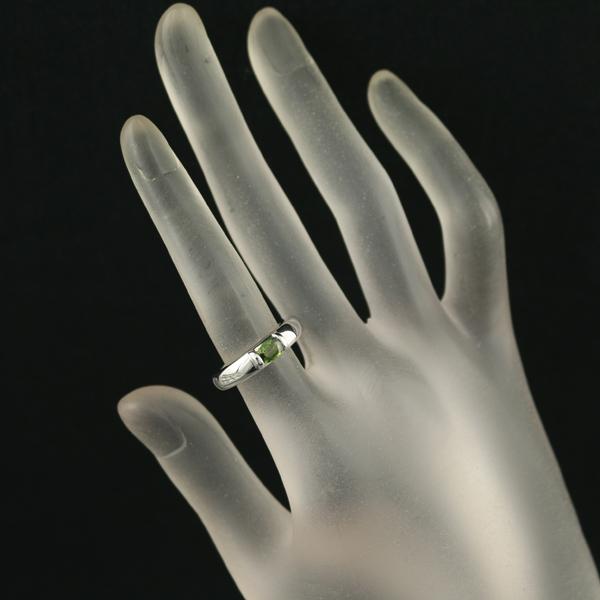 ショーメ リング ペリドット ジョイア 9号 K18WG 指輪 BLJ | CHAUMET | 04