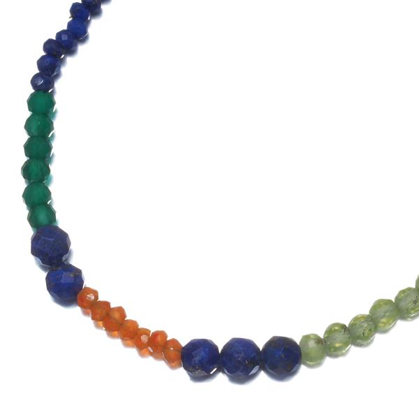 スタージュエリー ブレスレット ラピスラズリ エメラルド ペリドット マルチカラー K10YG/シルバー 925 BLJ/GENJ 大幅値下げ品 | STAR JEWELRY | 01