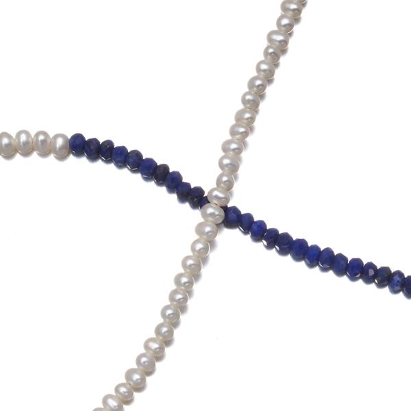 スタージュエリー ネックレス ベビーパール 真珠 ラピスラズリ K10YG/シルバー 925 BLJ/GENJ 限界値下げ品 | STAR JEWELRY | 02