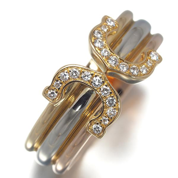 Cartier カルティエ リング ダイヤ ダイヤモンド 2C ドゥーブルC C2  