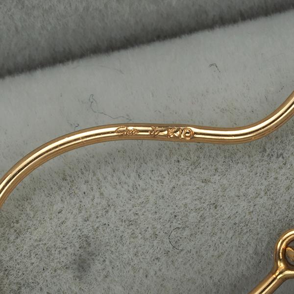 スタージュエリー ピアス ペリドット アメジスト ホワイトストーン ティアドロップ 揺れる フック K10YG BLJ/GENJ 大幅値下げ品 | STAR JEWELRY | 03