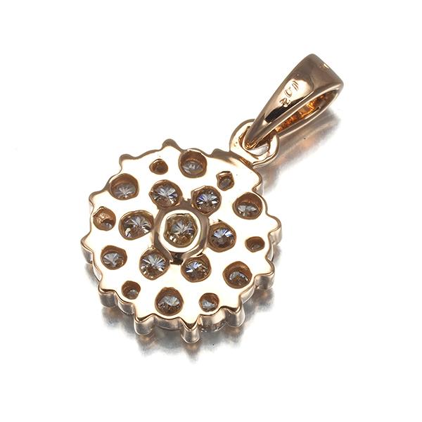 ダイヤ ダイヤモンド 1.02ct パヴェ サークル ペンダントトップ 