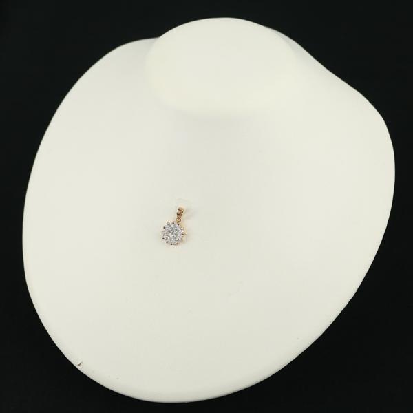ダイヤ ダイヤモンド 1.02ct パヴェ サークル ペンダントトップ 