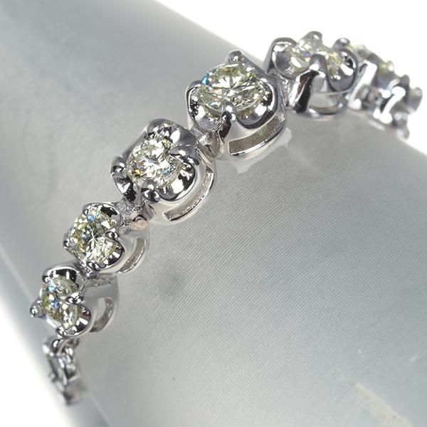 18KWGダイヤモンドフリーサイズチェーンらリング0.5ctUP 18KWGダイヤモンドフリーサイズチェーンらリング0.5ctUP l26