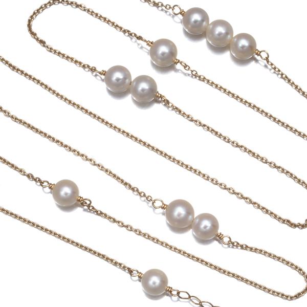 STAR JEWELRY スタージュエリー ネックレス パール 真珠 4.5-4.8mm 