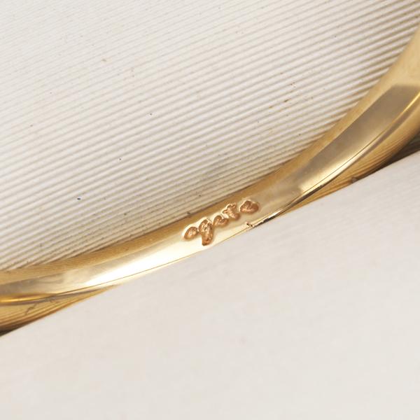 アガット K10YG 12号 agete（アガット） リング パール 真珠 12.0mm 11号 K10YG 指輪 BLJ